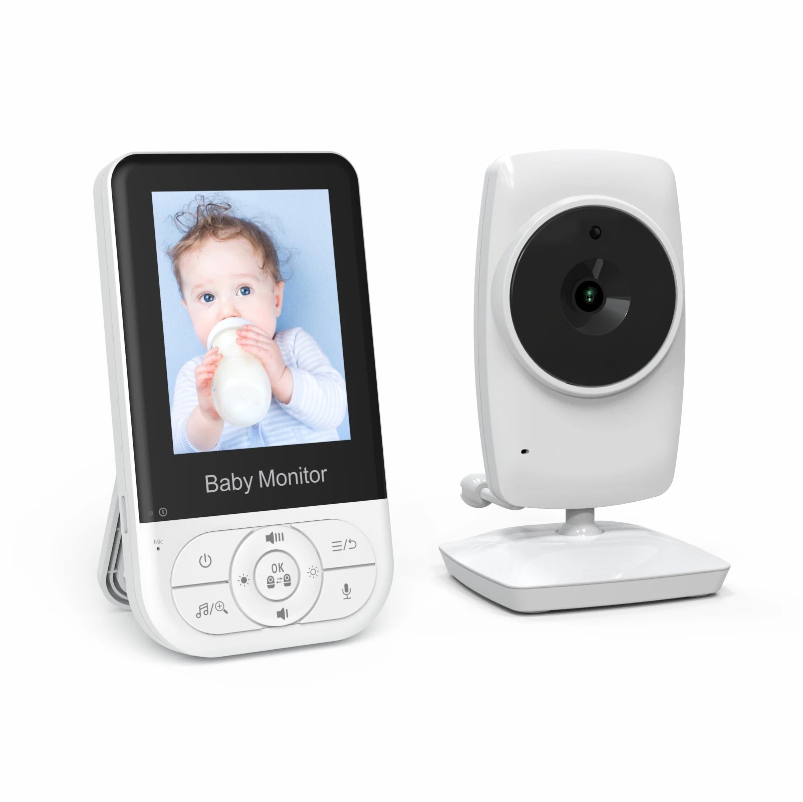 2.8inch 720P Baby Monitor with Camera  2.4G NO WIFI 30 Hours Two-way Communication Night Vision Video Baby Monitor