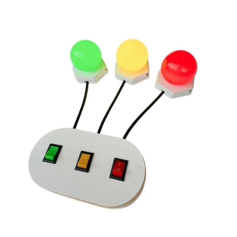 Busy Board Educational Toy With Led Lamp Drum Gear Cart Model Bld-01 For Skill Learning Wooden Game