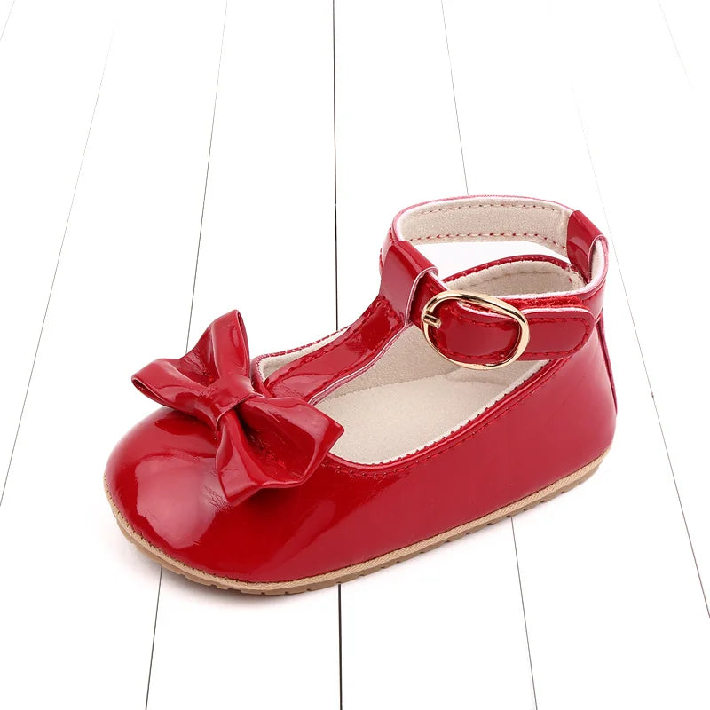 Summer Baby Girl Pre-walking Toddler Shoes With High Quality PU Leather And TPR Sole For 0-18M Baby Girls Princess Shoes