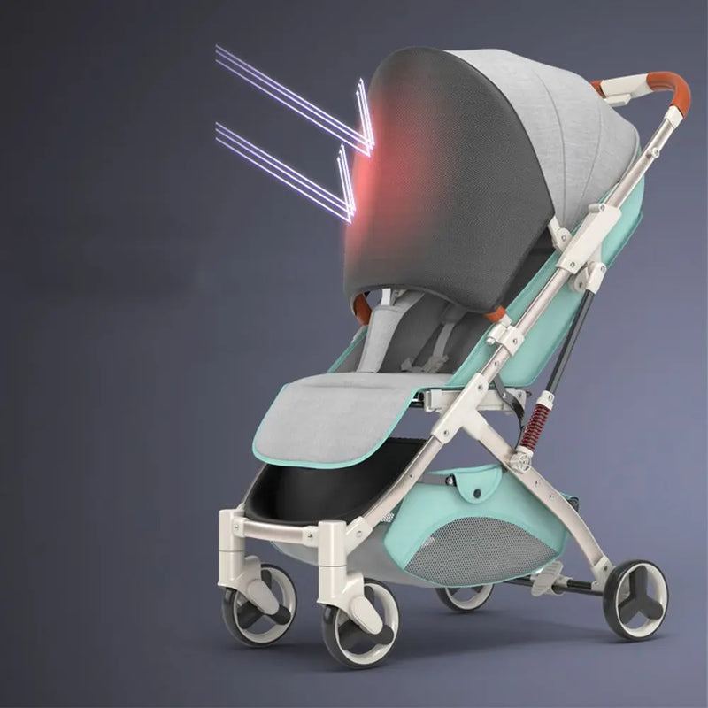 Elastic Band Sun Hood Pram Stroller Accessories Carriage Sun Shade Pushchair Cap Baby Stroller Sun Visor Sunshade Cover