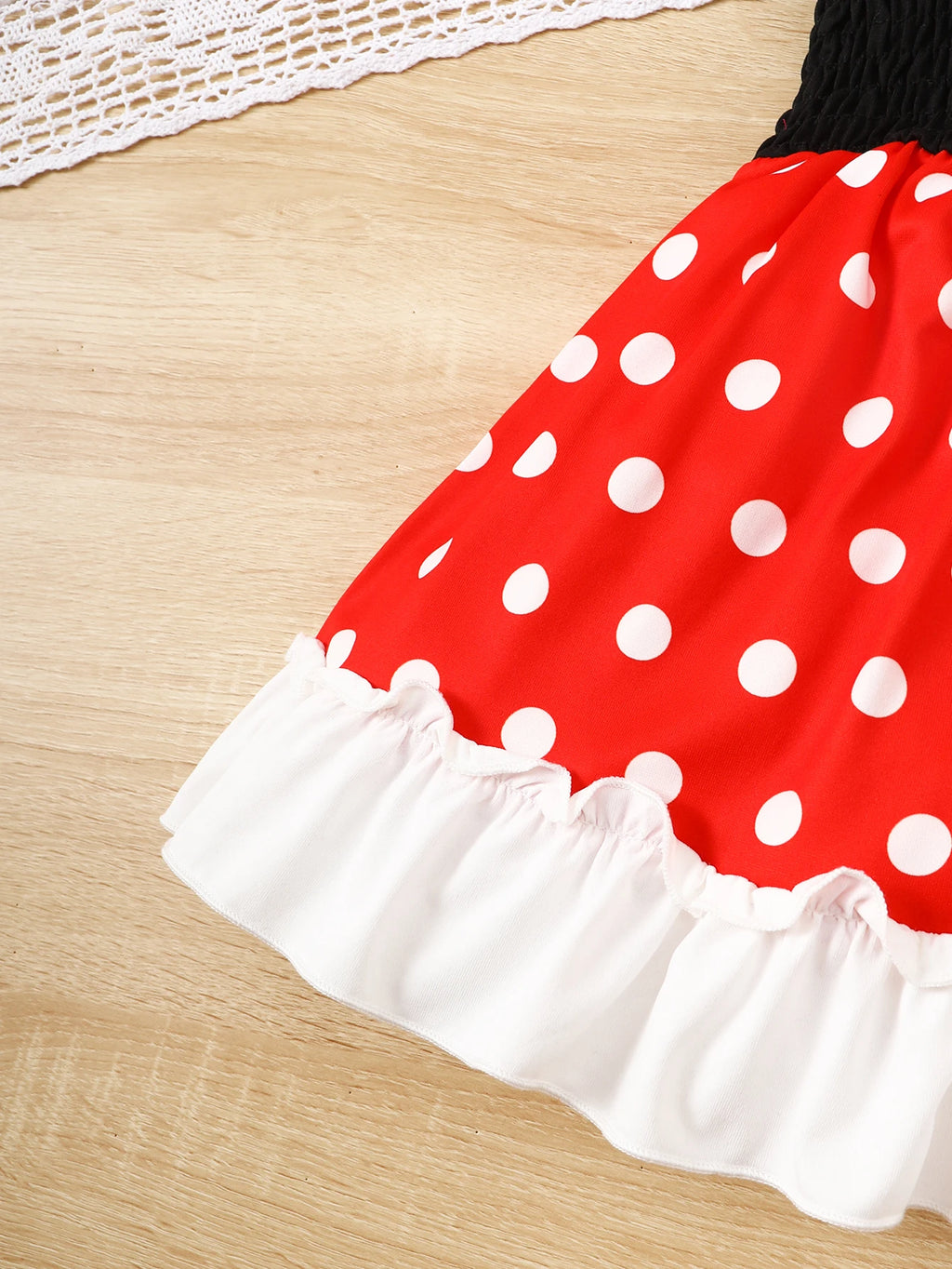 2Pcs/Set of Baby girl Summer Dress with Pleated Edge Princess Dress +Headband for 0-3 Year Baby girls Playing in Amusement Parks