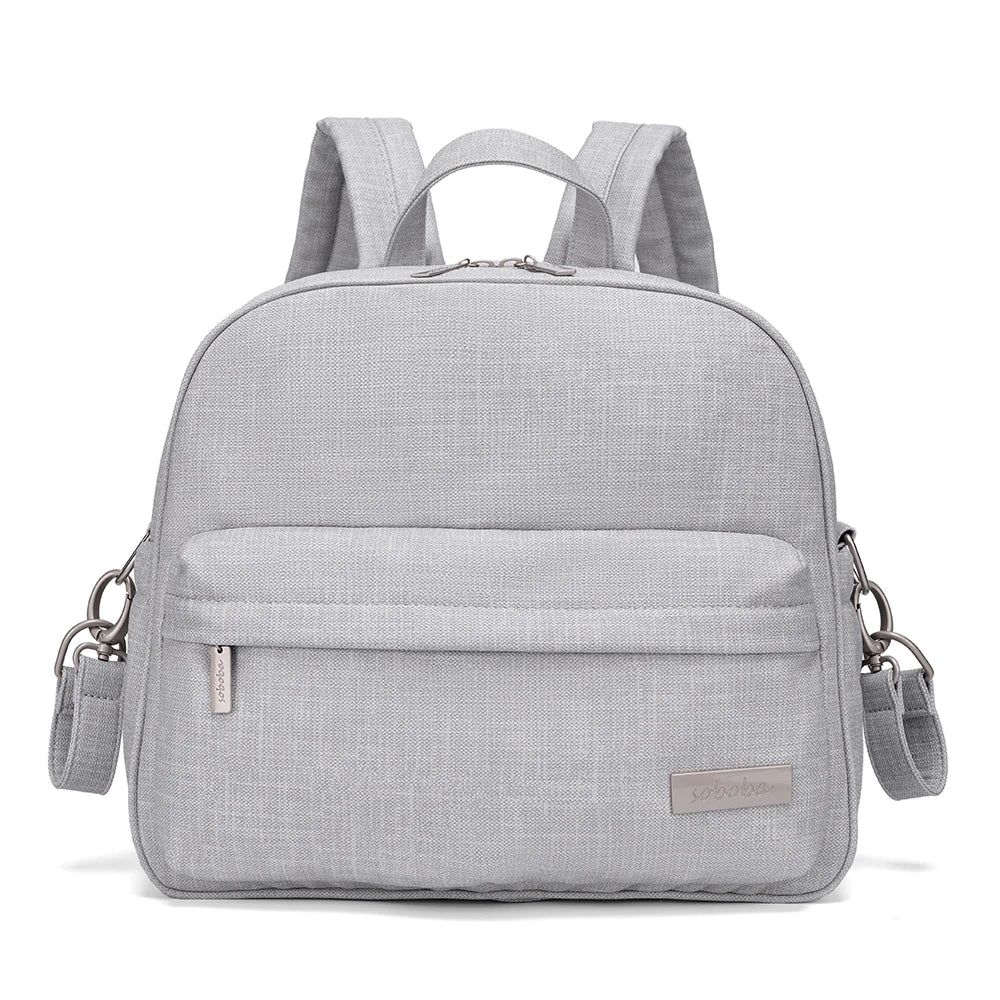 Soboba Diaper Backpack For Women Waterproof Large Capacity Nappy Changing Bag With 2 Straps