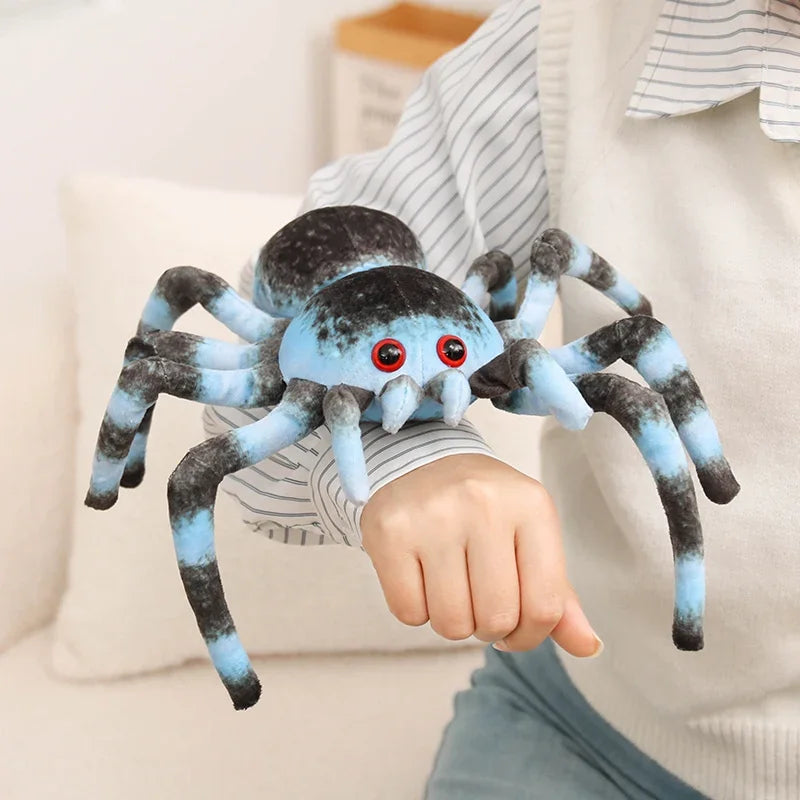 Nice Realistic Tarantula Spider Plush Toy 7 Styles Spooky Stuffed Animal Doll Forhalloween Decor, Prank Gifts And Party Favors