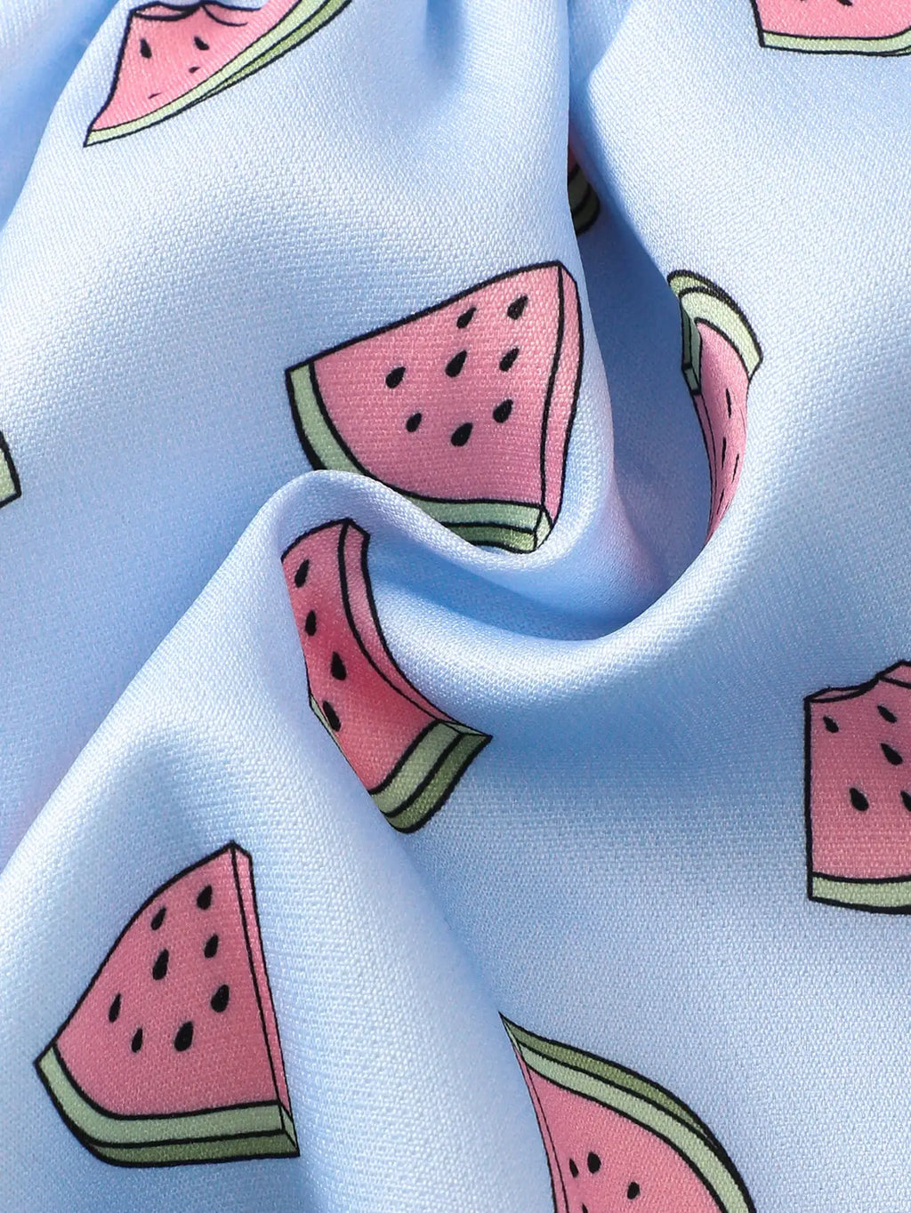 Summer Baby Girl Suspender Dress with Watermelon Print Stretch Dress suitable for 0-3 Years old Cute Baby girl Casual Dress