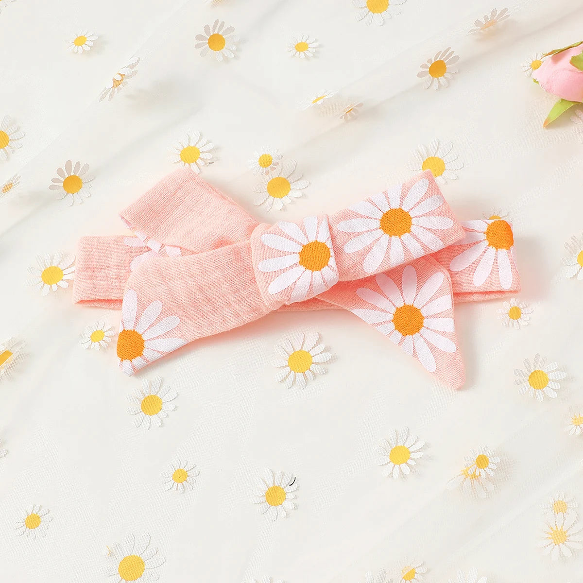 Summer  0-1 Years  Old  Infant  Baby Girls Daisy Print  Fashion  Sleeveless  Casual  Dresses