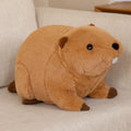 Hot 1pc 45cm/60cm Cute Nutria Peluche Toy Simulation Animal Dolls Kawaii Beaver Plush Pillow Stuffed Soft Birthday Decor Gift