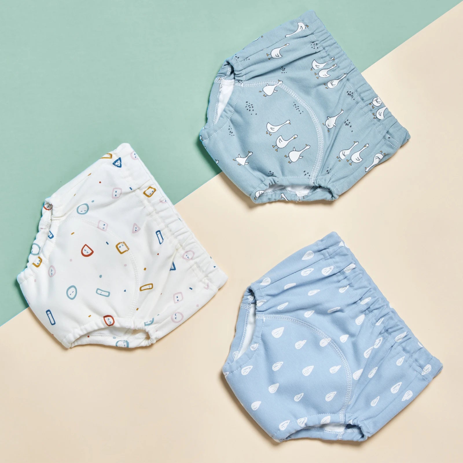 6 Layer Waterproof Reusable Cotton Baby Training Pants Infant Shorts Underwear Cloth Baby Diaper Nappies Panties Nappy Changing