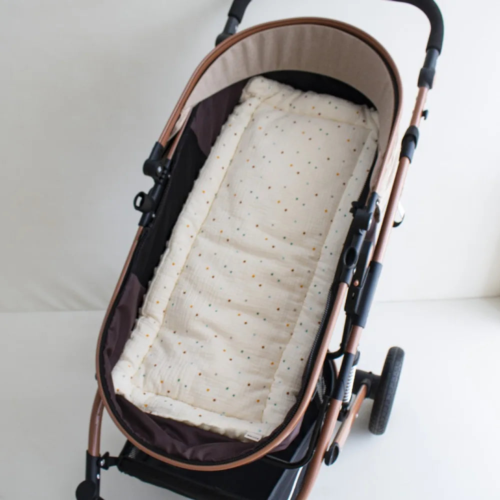 Cartoon Pattern Baby Stroller Cushion Baby Seat Cushion Stroller Accessories Pushchair Car Mat Pram Cushion Seat Liner
