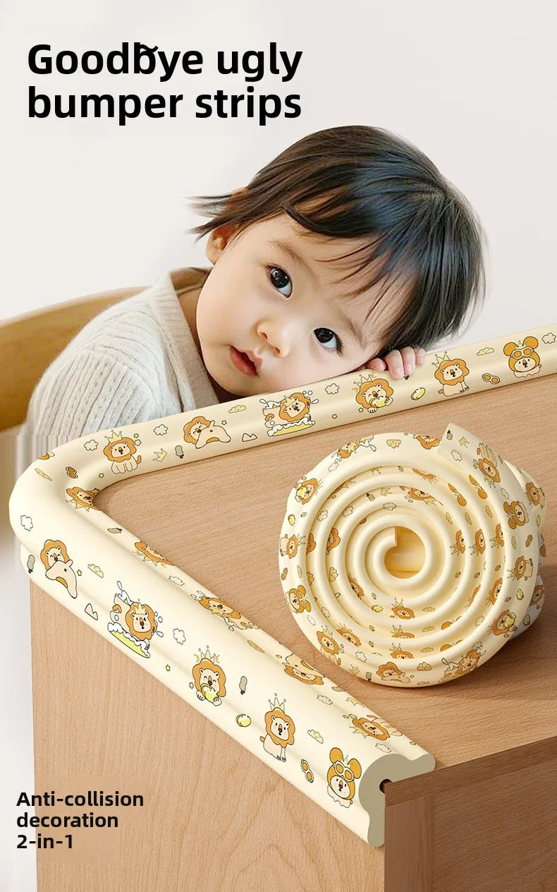 2M Baby Safety Corner Protector Children's Table Corner Edge Anti-Collision Strip Anti-Collision Foam Protection Strip Bumper