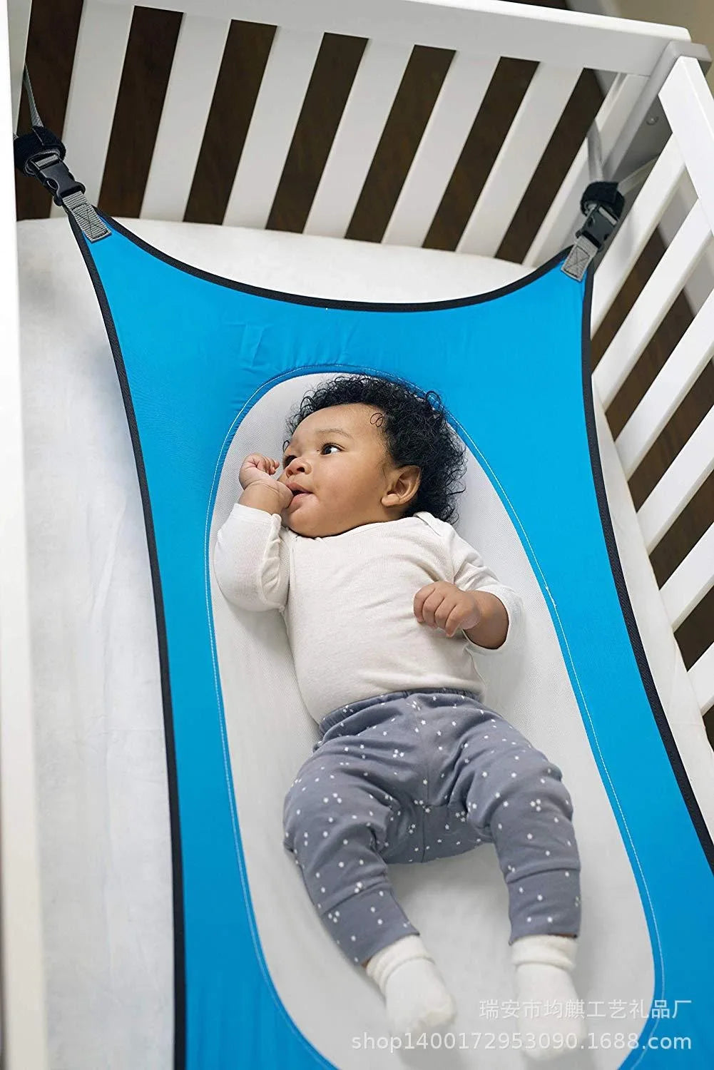 Breathable Baby Sleep Hammock - Removable Crib Swing 105x65cm
