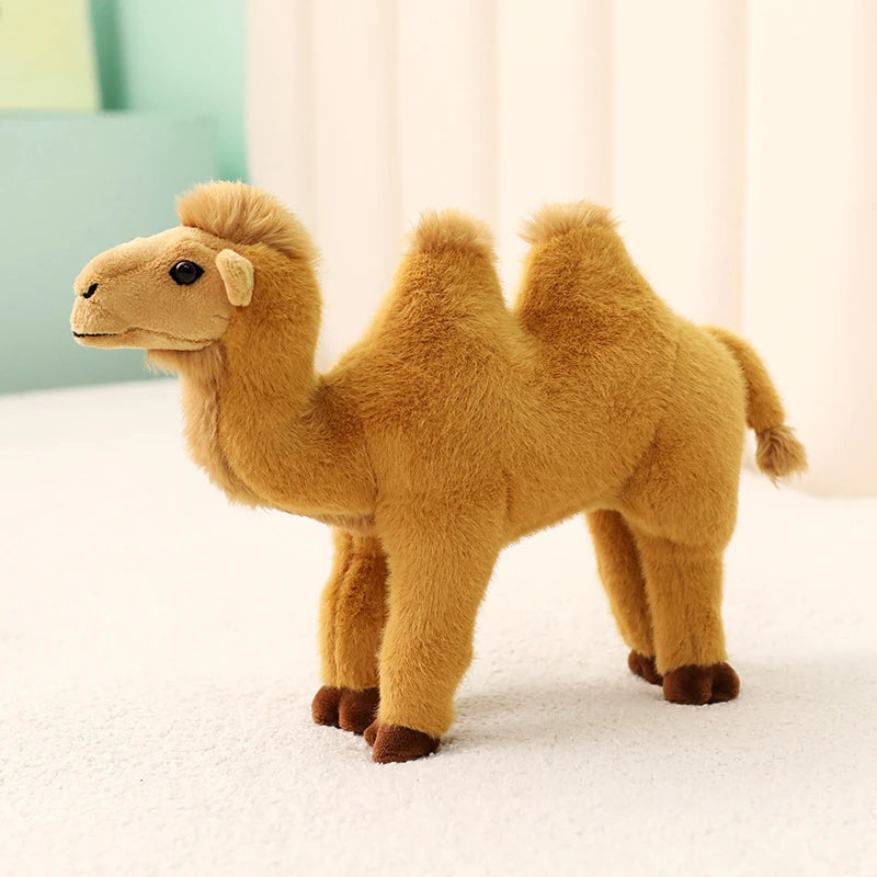 Simulation Standing Camel Plush Toys Soft Stuffed Steric Camel Toys For Children Creative Decor For Bookcase/Car Funny Gift