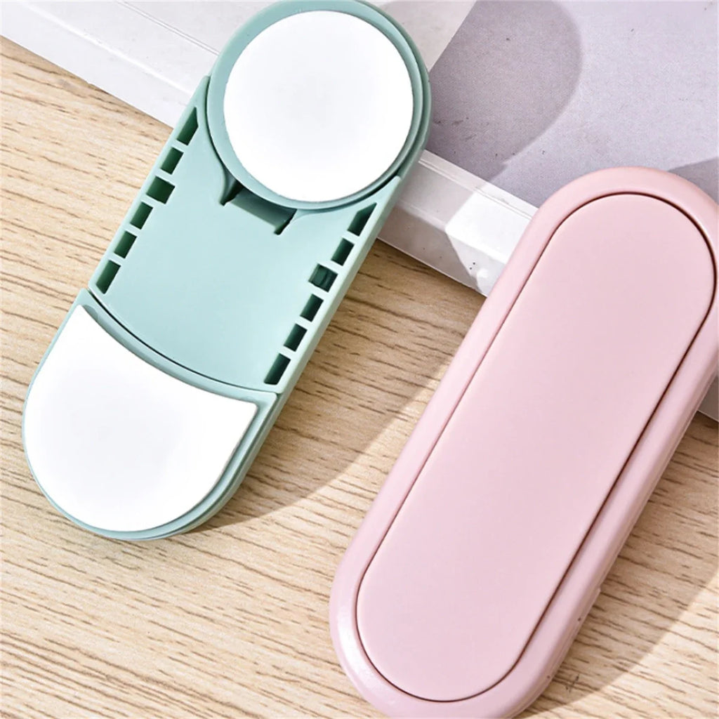 5/10 Pcs Baby Anti Pinch Hand Invisible Lock Children's Drawer Safety Latch Cabinet Door Protection  Opposite Door Wardrobe Lock