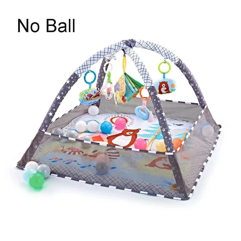 Baby Fitness Frame Play Mat And Crawling Blanket Set For Early Education And Baby Exercise Fence Model K1