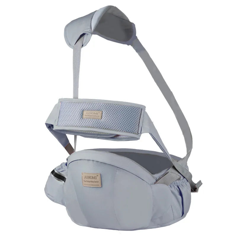 Non Slip Infant Hip Seat Baby Waist Stool With Adjustable Sling Support And Ventilated Strap