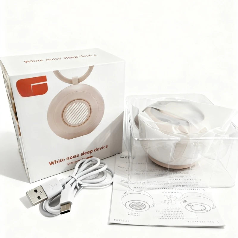 Baby White Noise Machine with light, fast sleep 15 Soothing Sounds, Portable USB Mini Sleep Device for Newborn, Travel & Crib