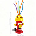 Fire Hydrant Water Spray Dog Toy Outdoor Dog Sprinkler Activated with Swivel Nozzle for Summer Outdoor Shower Dog Drinking Toy