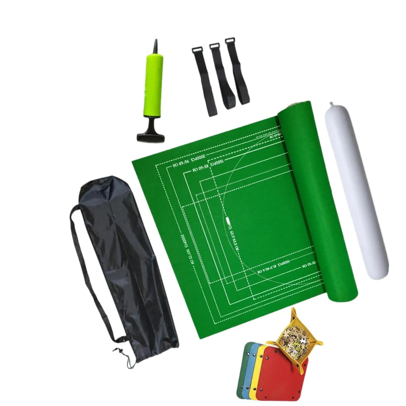 Jigsaw Puzzle Mat Roll Up, Saver Pad Portable Up to 2000 Pieces with Storage