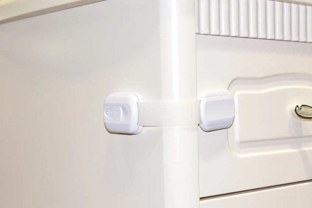 Multifunctional Banded Cabinet Door Safety Locks Drawer Locks Child Pet Proof Protective Latches for Home Security