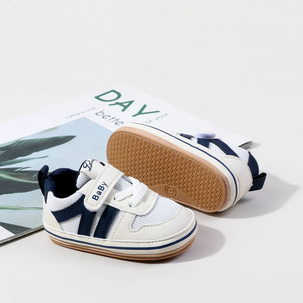 Spring And Autumn Baby Boys And Girls Sports Style Toddler Shoes High Quality PU Leather And Comfortable TPR Sole For 0-18M