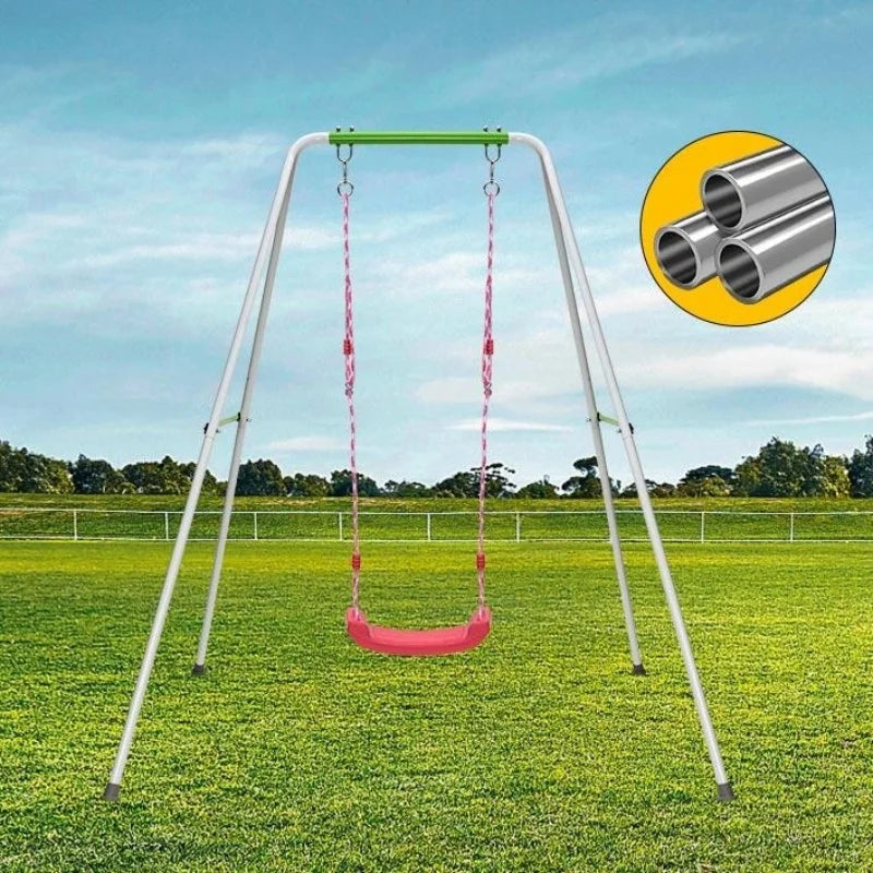 Large Curved Board Swing Seat for Kids - Indoor/Outdoor Garden Swing