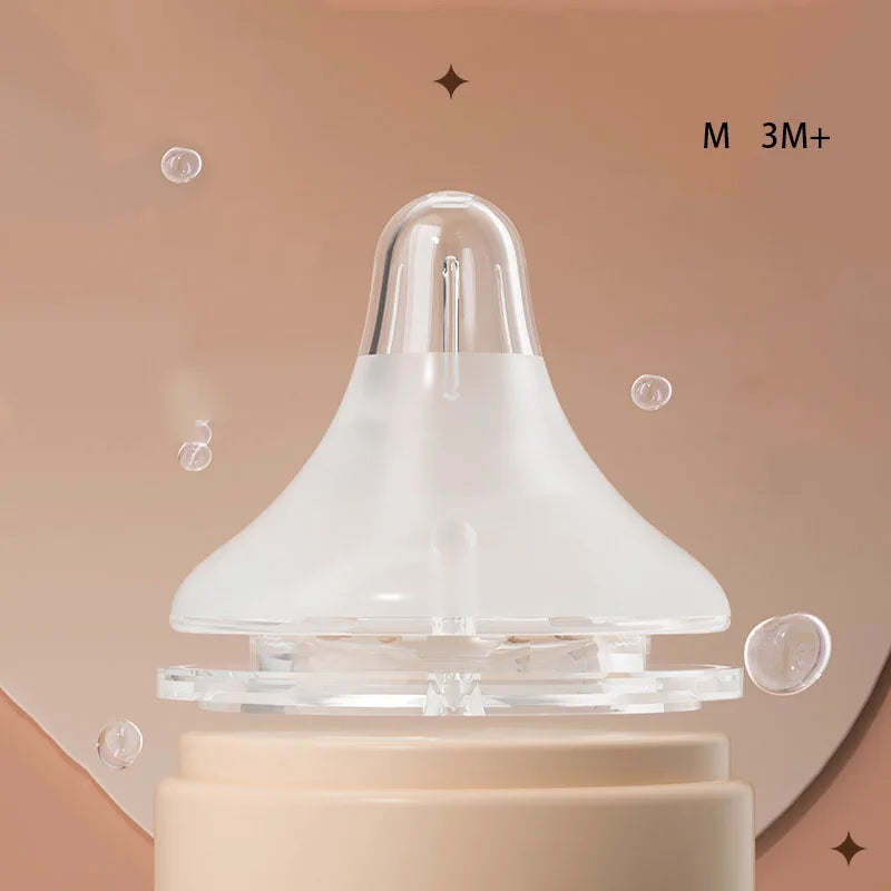 Pigeon Silicone Nipple For Feeding 5 Centimeter Wide Caliber Baby Bottles Compatible With Bottle Systems