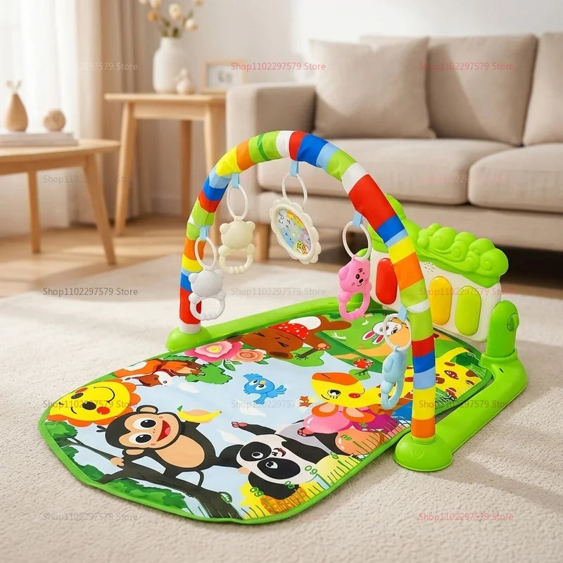 Baby Play Gym Piano Mat Newborns Toddlers 0-36 Months Crawling Musical Activity Toys Early Education Infant Sensory Development