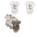5 Pieces Cartoon Cute Baby Boy Bodysuits Summer Short Sleeve Newborn Girl Onesies Love Dad Love Mom 0-12 Months Infant Clothes