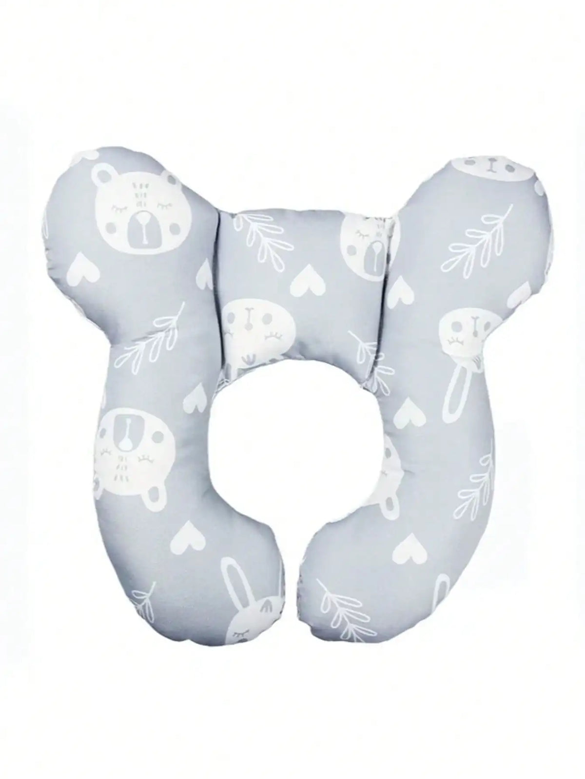 KeaBabies U Shaped Baby Travel Pillow for Neck Support Infant Head Cushion Car Seats Strollers Travel Model U1