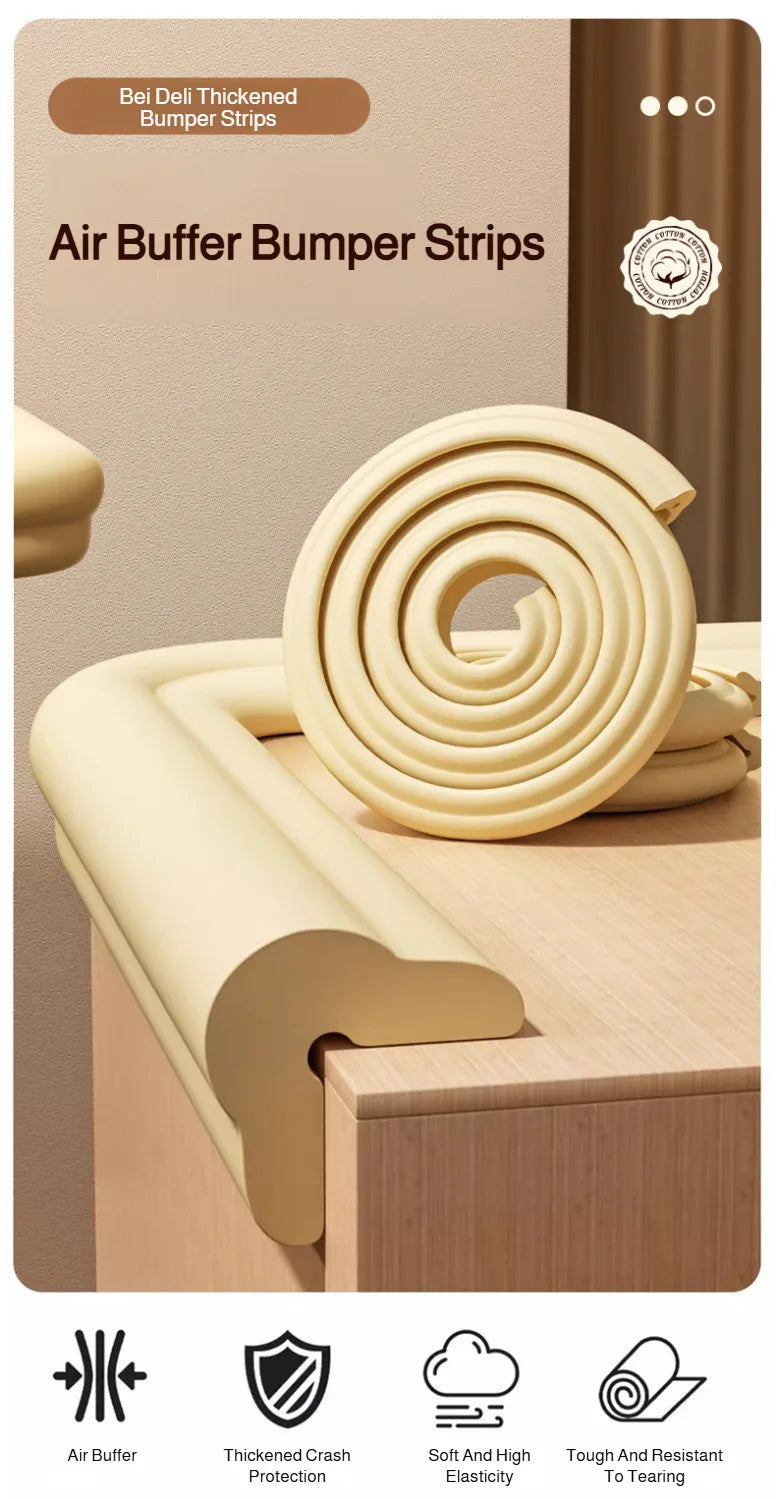 2M Baby Safety Corner Protector Children's Table Corner Edge Anti-Collision Strip Anti-Collision Foam Protection Strip Bumper
