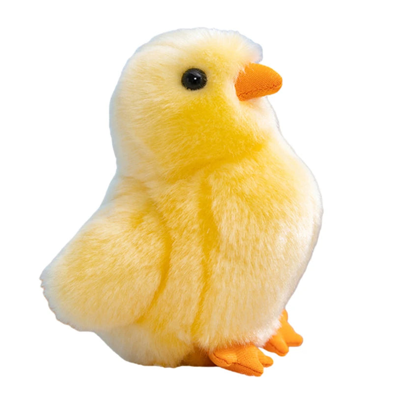 Hot Realistic Doll Yellow Plush Toy Artificial Animal 13cm Collection Toy Simulation Chick Doll Animal Stuffed Kid Birthday Gift