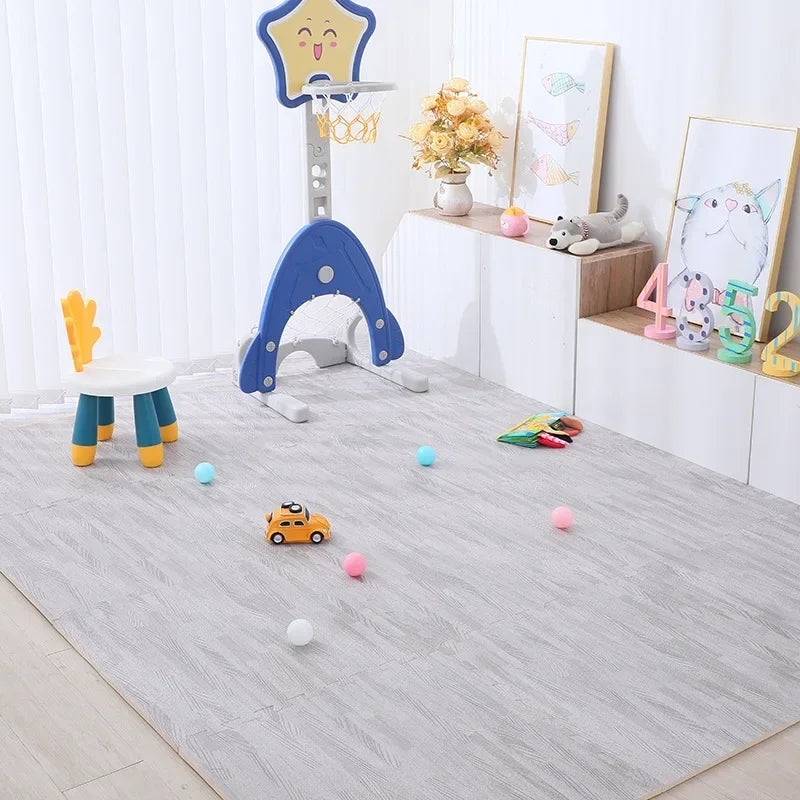 BrandName Baby Puzzle Floor Mats 8 To 16 Pcs EVA Foam Tiles Waterproof Non Slip Soft Play Mat For Infant