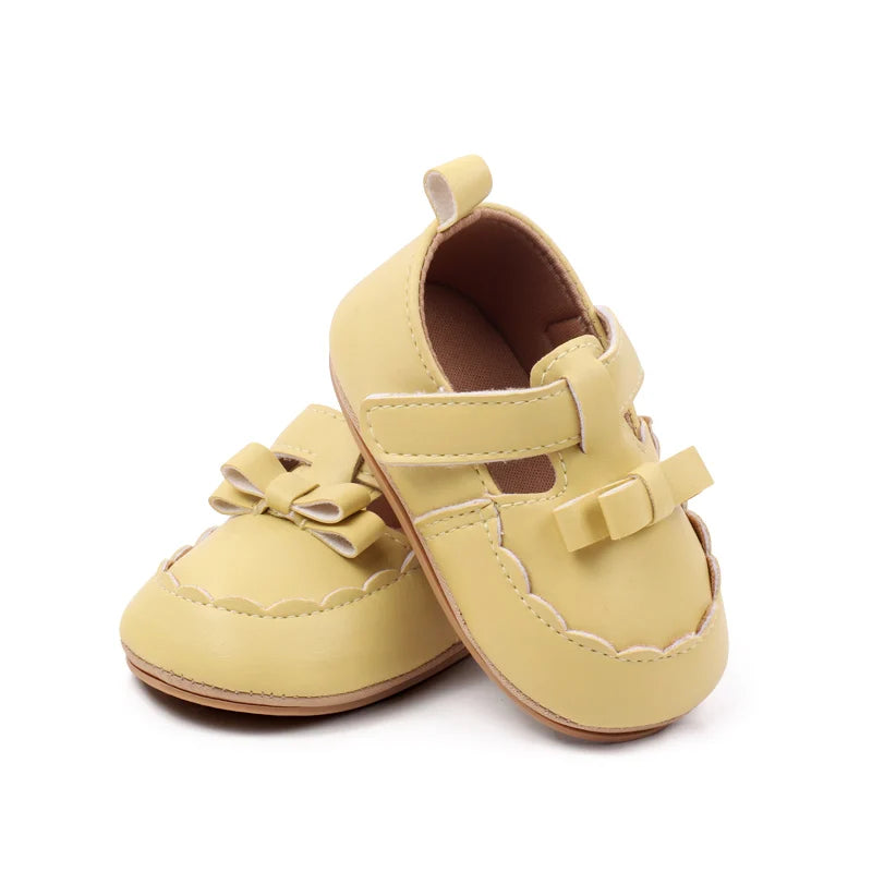 Hot Sale Spring and Autumn Baby Girl Princess Fashion Design Anti Slip Shoes Hign Quality Breathable Toddler Shoes First Walkers