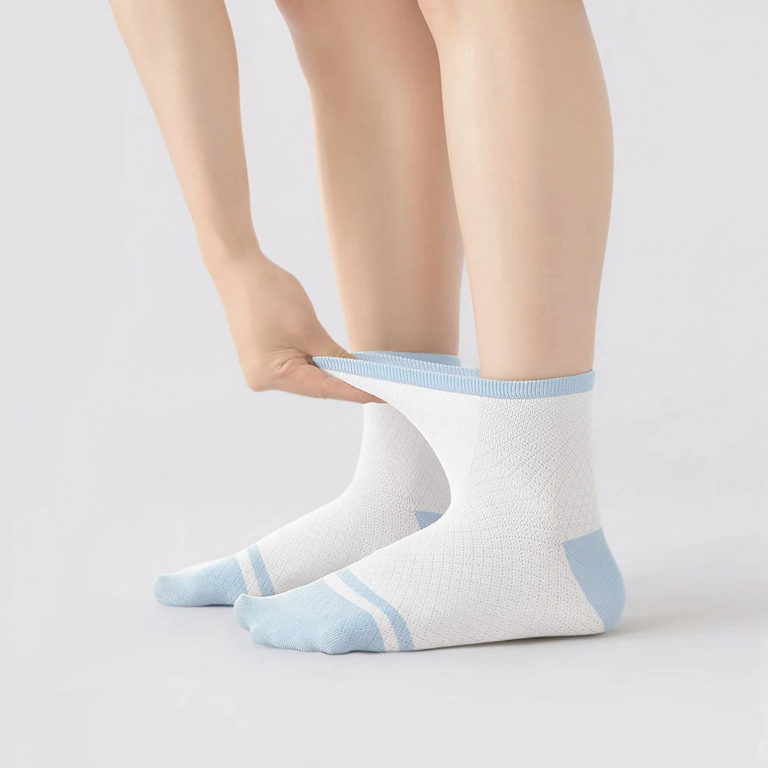 Children's Summer Mesh Colorful Socks: Pure Cotton, Sweat-Absorbent, Breathable, Seamless Stitching, for Boys and Girls, School