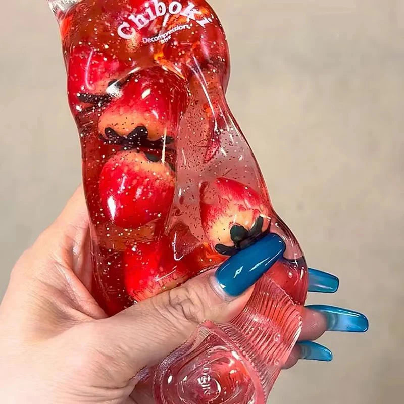 Fruit Filled Maltose Toothpaste Stress Relief Toy Soft Slow Rising Deformable Squeeze Squishy Fidget Sensory Toy