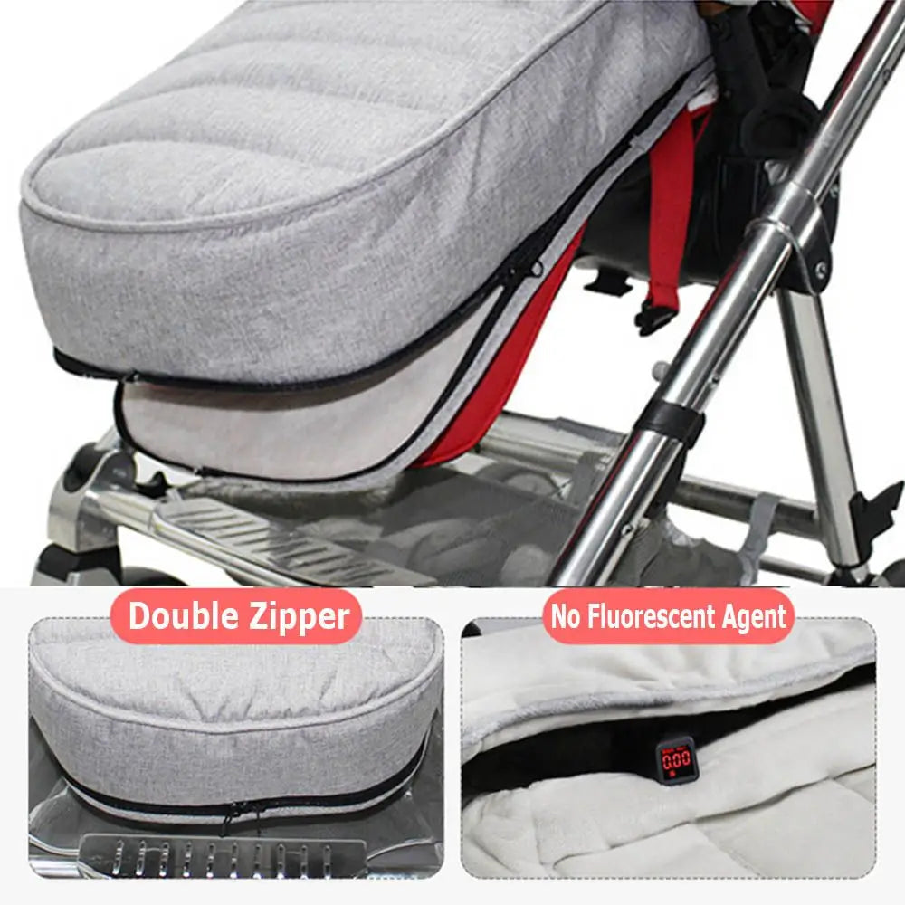 Cushion Thicken Waterproof Stroller Accessories Stroller Sleeping Bag Envelope Sleepsacks Sleep Sacks Pram Warm Footmuff