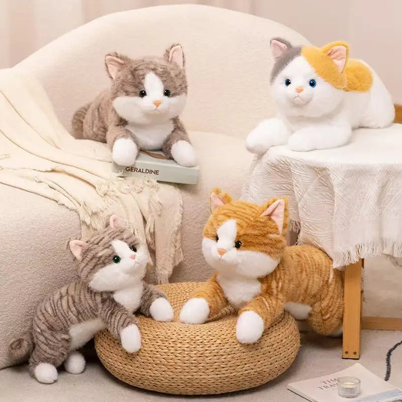 40/60cm Party Cat Doll Plush Toy Handmade Doll Cartoon Anime Cute Cushion Pillow Home Decoration Children's Birthday Gift Toy
