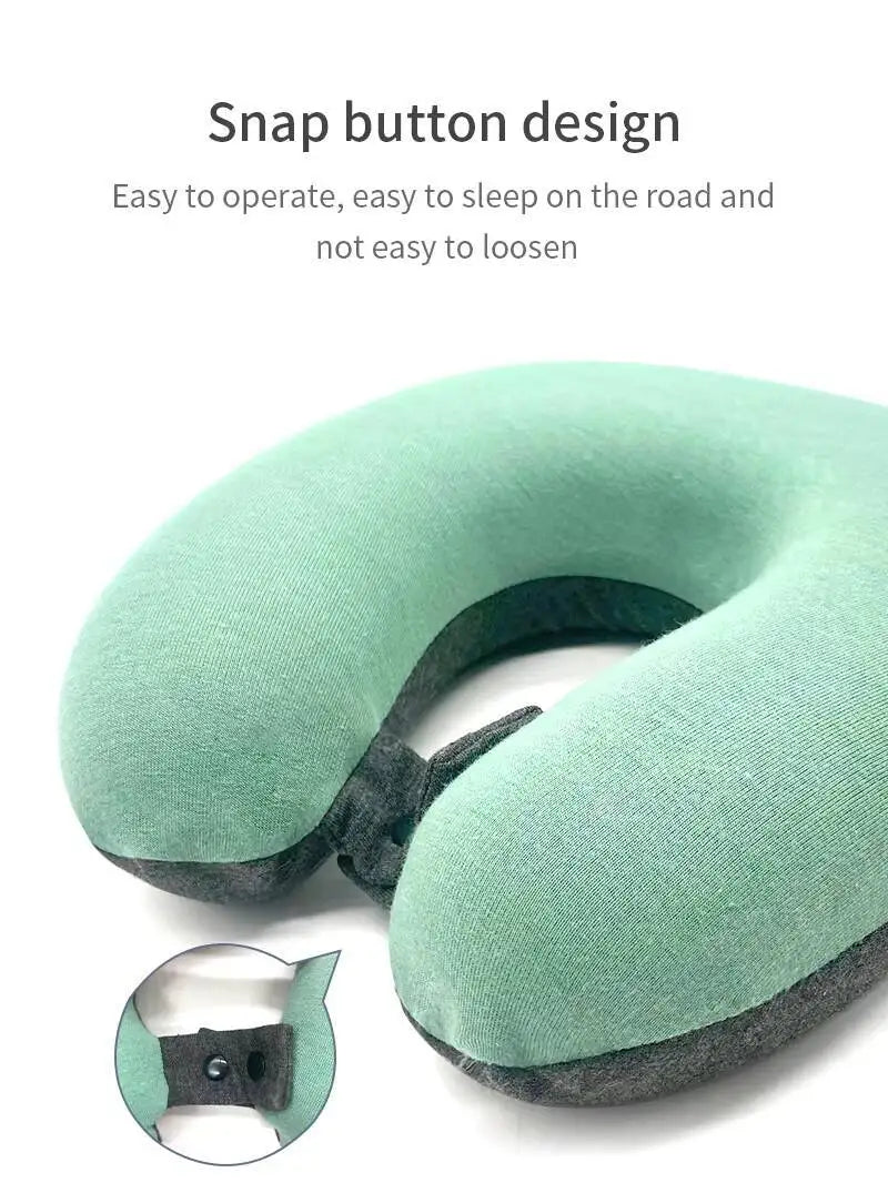 New Baby Headrest U-Shaped Portable Memory Foam Neck Support Children's Pillows Travel Pillow Breathable Soft Body Accessory