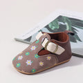 2025 Hot Selling Sping And Autumn Baby Girl's Pre-walking Casual Beautiful Toddler Shoes For 0-18M With Flower And TPR Sole
