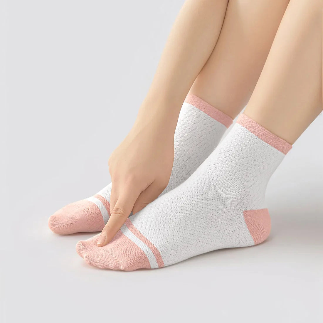 Children's Summer Mesh Colorful Socks: Pure Cotton, Sweat-Absorbent, Breathable, Seamless Stitching, for Boys and Girls, School