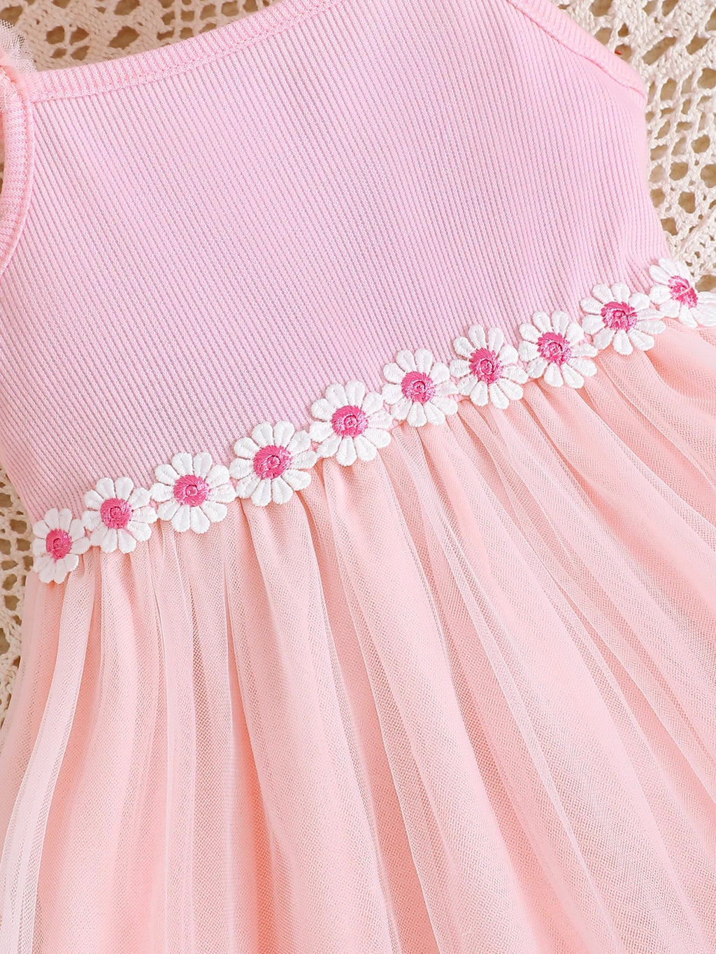 0-3 Year old Girls' Dress Embroidered Flower Tulle Fashionable Princess Dress Summer festival Party Little girl butterfly Dress