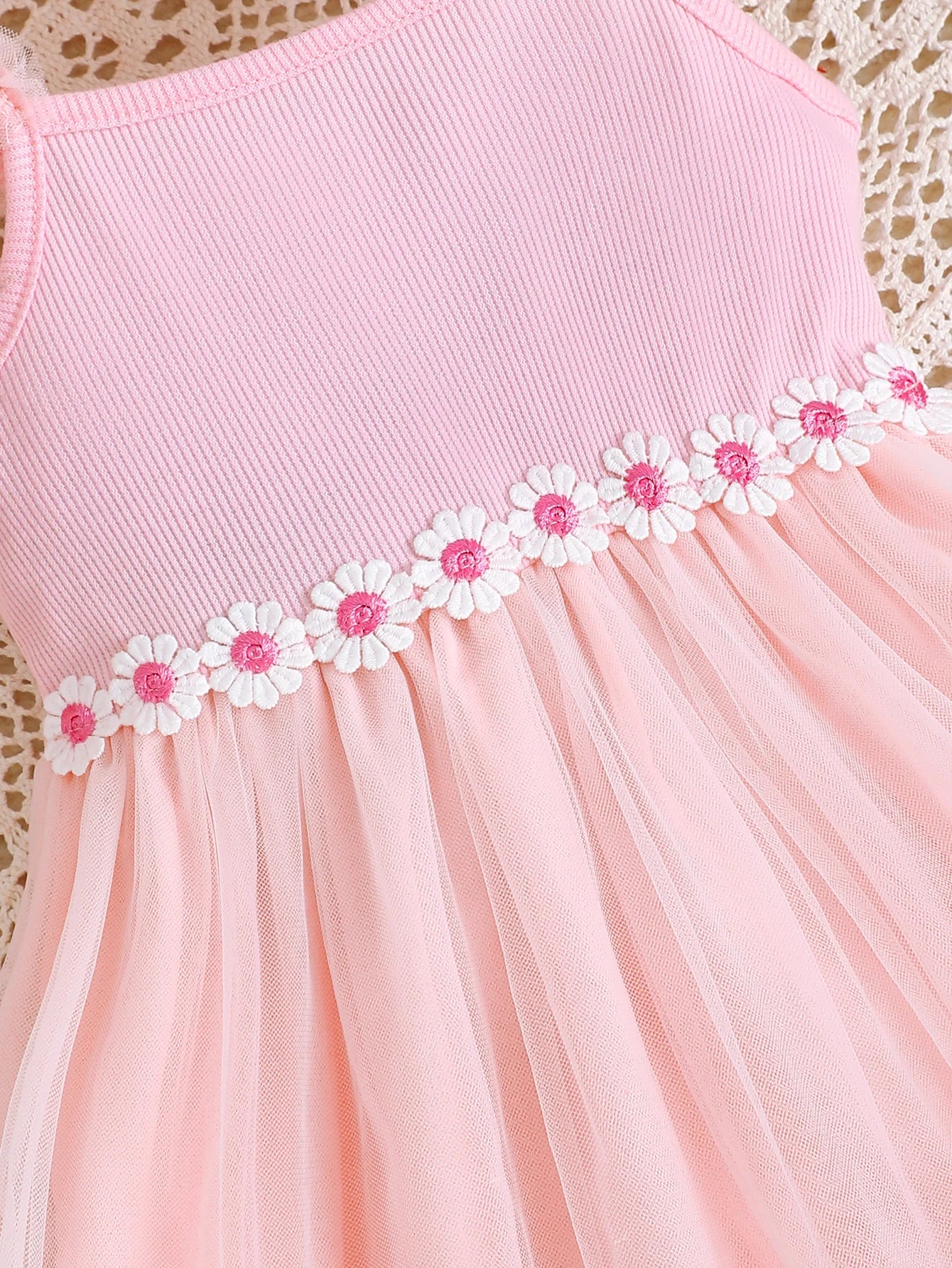 0-3 Year old Girls' Dress Embroidered Flower Tulle Fashionable Princess Dress Summer festival Party Little girl butterfly Dress