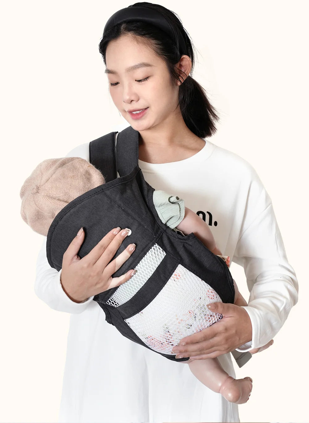 4 IN 1 Baby Carrier Sling Versatile Multifunctional Shoulder Baby Carrier Four Carrying Methods Front And Back style
