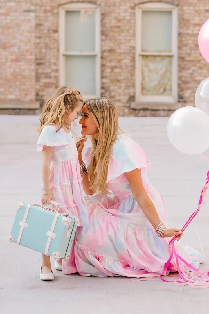Bohemian Mother Daughter Dress Vestido Beach Children Dress Family Matching Outfits Women Clothing Casual Girls Dresses Summer