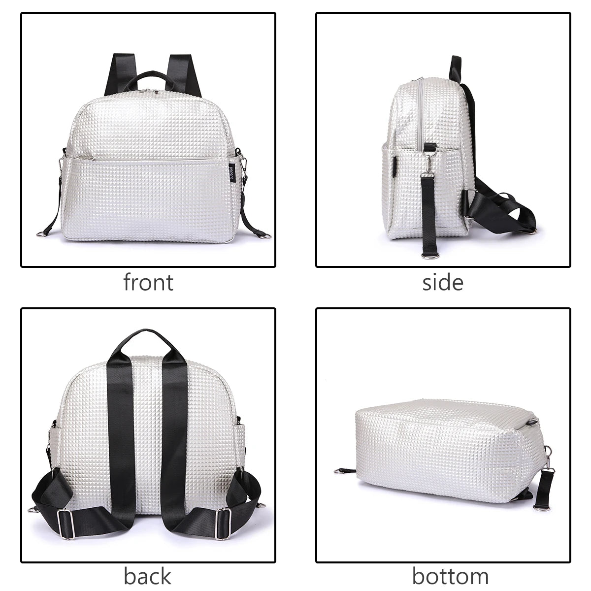 Soboba Stylish Mother Diaper Backpacks Large Capacity Waterproof Environmental Fabric Diaper Bag for Mommy Fashion Nappy Bag