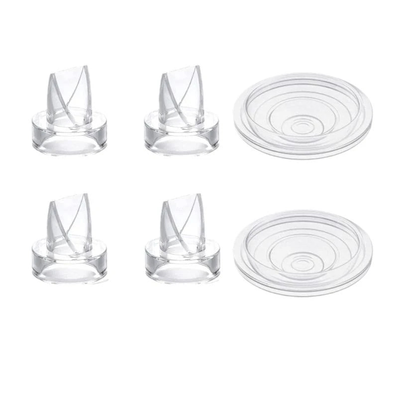QX2D Leak Proof Pumping Accessories Silicone Valves & Diaphragms Simple Installation for Breast Pumps Safe for Moms & Baby