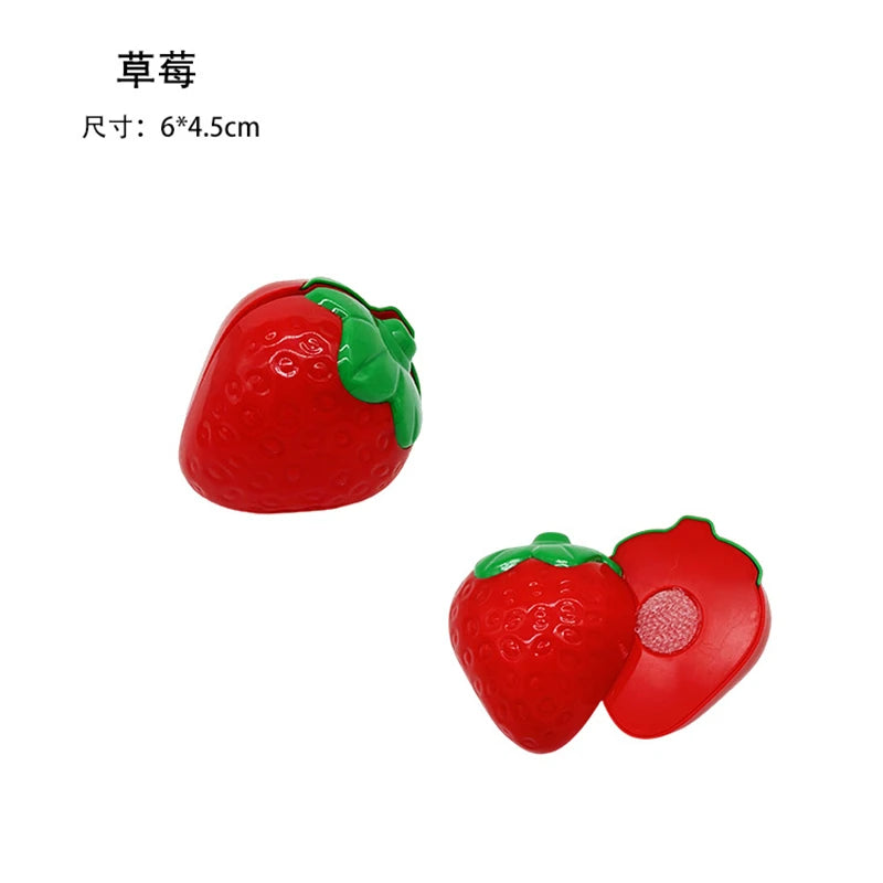 Montessori Chechele Educational Toy Gift Box Paste Simulation Durian Grapefruit Cherry