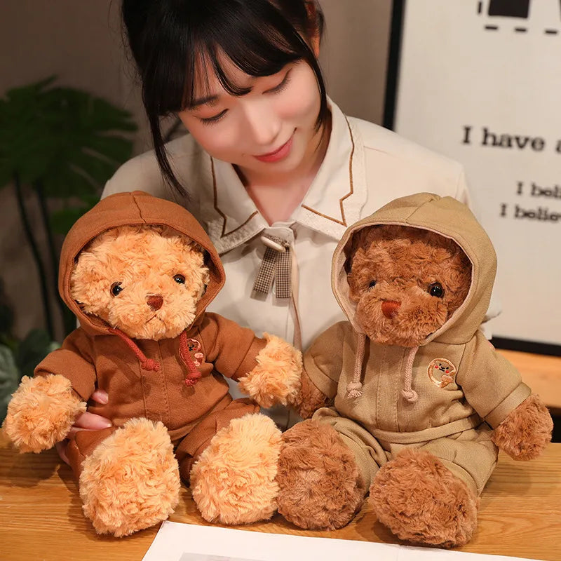 Cute Cartoon Motion Bear Plush Toy 38/50cm Stuffed Animal Doll High Quality Birthday Gift Party Favor for Kids