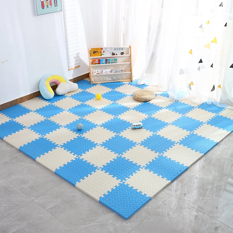Puzzle Fitness Mat Interlocking Foam Floor Tiles For Home Gym Non Slip Model ID 4 To 20 Pcs