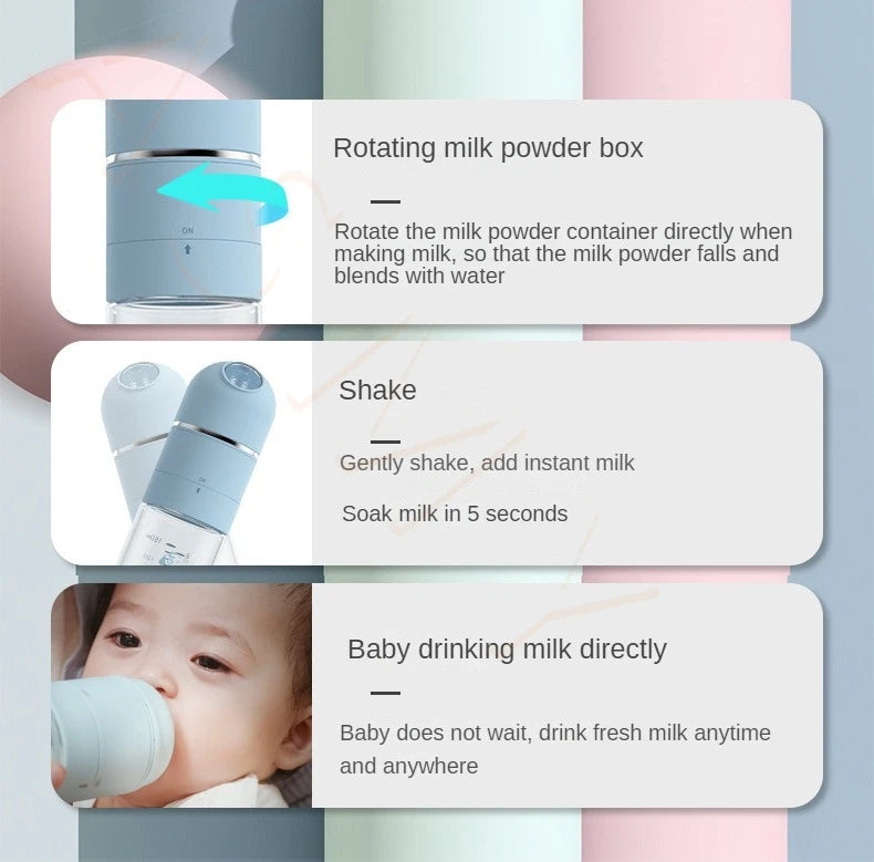 Dr.Green 4S Newborn Baby Bottle Wide Mouth Bottle PPSU 180mL/240mL Sealed isolation Fast milk filling Removable/Washable Bottles