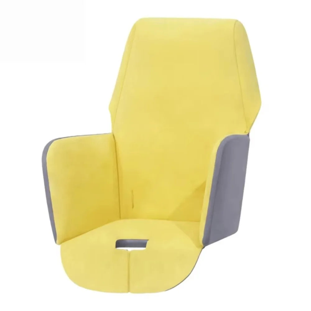 Soft Baby Dining Chair Seat Cover Comfortable Polka Dots Breathable Pad Liner Breathable Yellow High Chair Accessories Summer